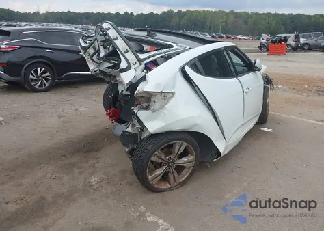 2013 Hyundai Veloster Base W/Gray from USA, damaged, VIN KMHTC6AD0DU155604